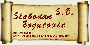 Slobodan Bogutović vizit kartica